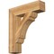 Ekena Millwork Olympic Block Rough Sawn Bracket, Western Red Cedar, 6"W x 26"D x 30"H BKT06X26X30OLY05RWR - alternate 1